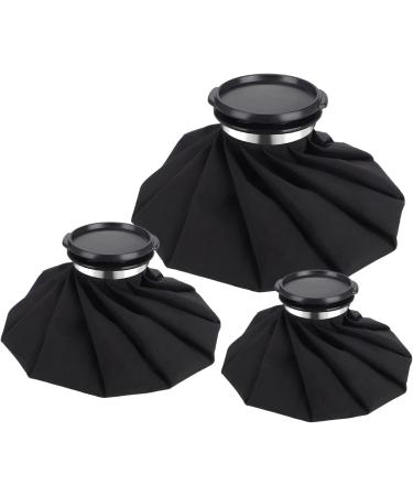 Cool pouches 3 PCs heat bag cooling bags & heat bottle set ice bag for injuries cooling bag set reusable heat and cold therapy and pain relief (6 "/9"/11 ") Color 3