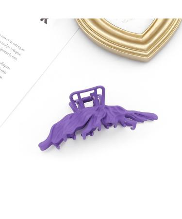 Bohend Large Purple Bow Hair Claw Clip - Non-Slip Metal Viscous Hair Accessories for Women & Girls | International Shipping Available - Buy Online on GoSupps.com