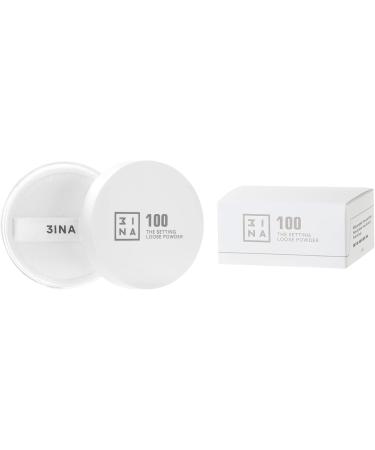 3INA MAKEUP - The Setting Loose Powder 100 - Transparent - Natural Silky Finish - Uniform Coverage - Comfortable and Bright Texture - Easy to Blend - Mineral Powder - Vegan - Cruelty Free - Buy Online on GoSupps.com