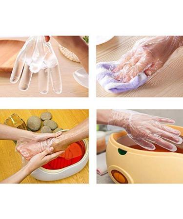 200PCS Clear Plastic Disposable Booties for Paraffin Bath - Thermal Therapy Feet Covers for Foot Pedicure - 200 Count - Buy Online on GoSupps.com
