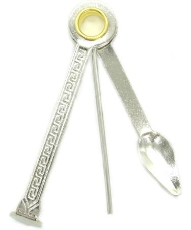 HUELE Tobacco Pipe Reamer Tamper Pokers Tool 3 in 1 Smoking Pipe Stainless Steel Cleaner Cleaning Tool Reamers Tamper - Buy Online on GoSupps.com