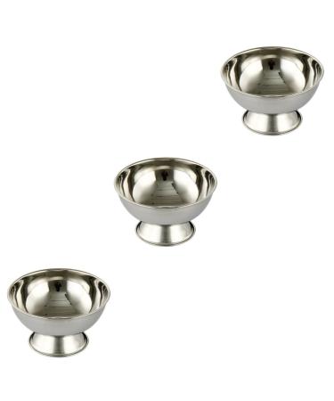 Minkissy 3st high impact shell tool shaving shell made of stainless steel stainless rust -free razor cup shallow shak