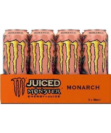 Monster Energy Monarch juice 12 x 500 ml Monarch - Buy Online on GoSupps.com