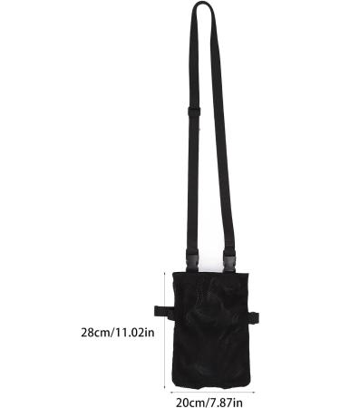 Asixxsix Urine Drainage Bag Holder | 2000 ml Foley Catheter Bag Cover with Adjustable Strap | Durable & Discreet Black Design - Buy Online on GoSupps.com