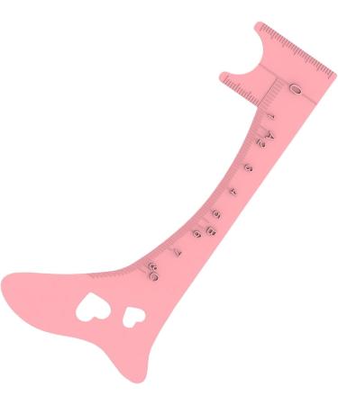 Eyebrow Drawing Guide - Silicone Eyebrow Makeup Mapping Template Makeup Guide Tool Brow Positioning Ruler Shaping Grooming Stencil for Women and Girls Pink - Buy Online on GoSupps.com