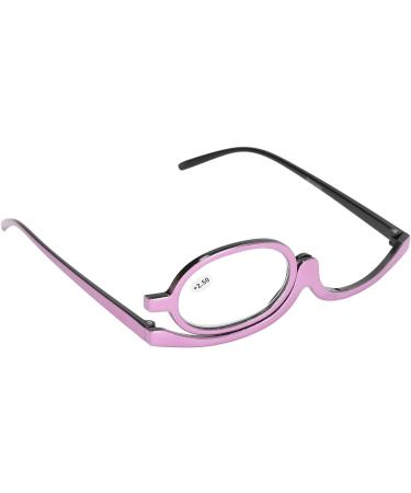 Magnifying Eye Make Up Glasses Cosmetic Eye Glasses with Case Flip Down Cosmetic Reading Glasses Spectacles for Women (+2.50) - Buy Online on GoSupps.com