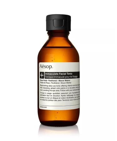 Aesop Immaculate Facial Tonic | Vitamin-Rich Hyrdating Gentle Exfoliant | for Refined Skin Texture | 3.3 fl oz