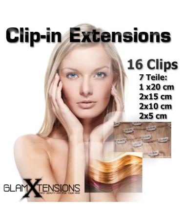 100% Indian Remy Real Hair Clip-In Extensions Set | 55cm #613 Bright Light Blonde | High-Quality 7 Piece Tresses - Buy Online on GoSupps.com