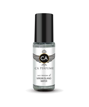 CA Perfume Impression of Virgin Island Water For Women & Men Replica Fragrance Body Oil Dupes Alcohol-Free Essential Aromatherapy Sample Travel Size Long Lasting Attar Roll-On 0.14 Fl Oz/4ml-X1