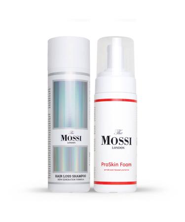 The Mossi London Hair Repair Set   Hair Growth Set with Hair thinning Shampoo and ProSkin Hair Mousse Volumizing Fine Hair   Hair Regrowth Treatment For Men With Biotin   Panthenol and Procapil   After Hair Transplant
