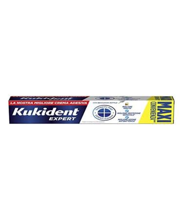 Kukident Expert adhesive cream for total and partial dentures very good durability 57 g
