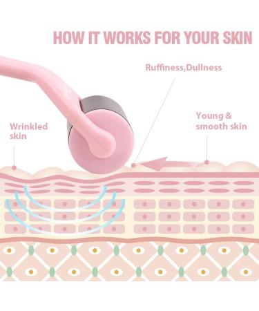 Hilph Ice Scooters for Face & Eyes | Facial Massage Tools for Swelling Migraine Relief Dark Circles & Skin Relaxation - Stainless Steel Pink - Buy Online on GoSupps.com