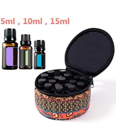 Essential Oil Carrier Bag - Compact Storage for 5ml 10ml & 15ml Bottles | Ideal for Travel & Organization - Buy Online on GoSupps.com