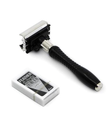 Feather Adjustable Double Edge Safety Razor - Premium Quality Shaving Tool - Buy Online on GoSupps.com