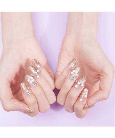 Self Adhesive White Pearl Stickers - 990 Pcs for Makeup, Nail Art, Crafts | 3mm/4mm/5mm/6mm - Buy Online on GoSupps.com