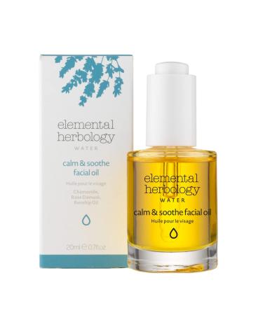 Elemental Herbology Calm & Soothe Facial Oil - Soothing Oil for Dry/Sensitive Skin | 0.70 Fl Oz - International Shipping Available - Buy Online on GoSupps.com