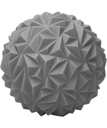 PVC Stress Relief Massage Ball for Yoga & Muscle Relaxation | Semicircle Foot Massager (Silver) - Buy Online Internationally - Buy Online on GoSupps.com