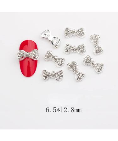 10pcs 3D Nail Art Crystal Rhinestone Bow Big Gems Charms for Nail Art Decoration Jewelry Sparkle Craft DIY Beads (#3033 10pcs) - Buy Online on GoSupps.com