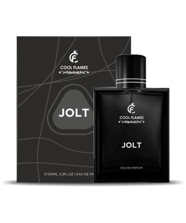Cool Flames Luxury Jolt Unisex Eau De Parfum with Lavender Jasmine Coriander Mint Tobacco & Musk Premium Long Lasting Aquatic & Floral Fragrance Scent Perfume for Men & Women 100 ML