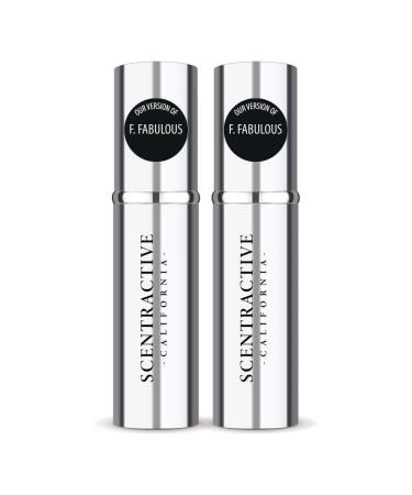 CA Perfume Impression of T. Ford F. Fabulous For General Usage Replica Version Fragrance Dupes Concentrated Long Lasting Eau de Parfum Spray Refillable Atomizer Bottle 0.17 Fl Oz/5ml-X2 T. FORD F. FABULOUS IMPRESSION 0.17 Fl Oz X 2