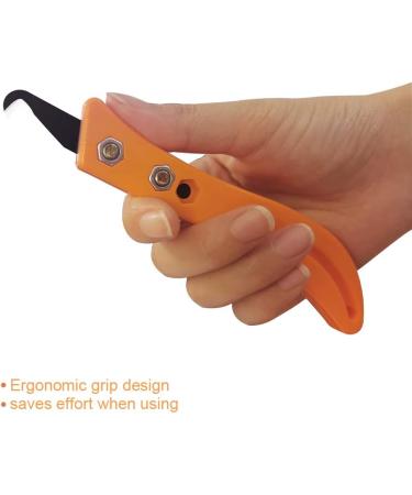 HEADLEY TOOLS Golf Grip Removal Hook Blade Utility Knife Set - 7 Hook Blades & 1 Handle - Regripping Golf Clubs - Orange - Buy Online on GoSupps.com