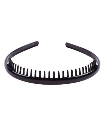High Quality Plastic Shark Teeth Headband & Hair Comb - Black & Brown 2 Pieces | International Shipping - Buy Online on GoSupps.com