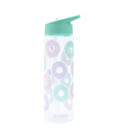 Smash 700ml Slimline Fashion Tritan Drink Bottle BPA Free - Multi colour 6.5cm x 6.5cm x 23cm Mint 6.5cm x 6.5cm x 23cm Donut
