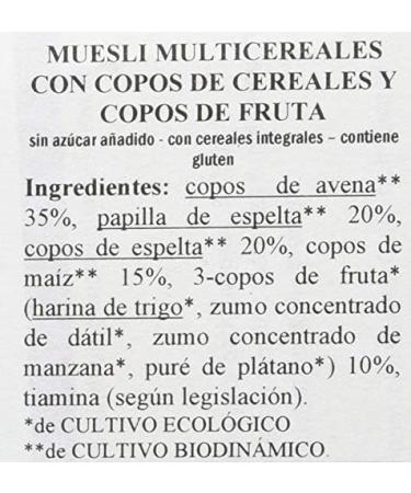 Muesli multigrains aux fruits 250 g - Buy Online on GoSupps.com