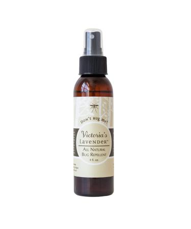 Victoria's Lavender Organic Dont Bug Me Insect Spray, Made with Plant Based Essential Oils & Aloe Vera  (4 oz Single) 4 Fl Oz (Pack of 1) - Buy Online on GoSupps.com