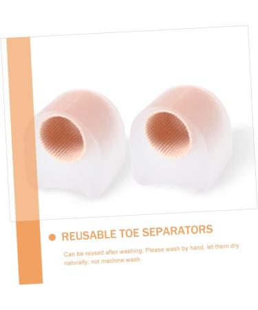 6pcs Silicone Thumb Protector Nail Gel Sleeves - Nail Separating Tool for Foot Care & Nail Health - Buy Online on GoSupps.com