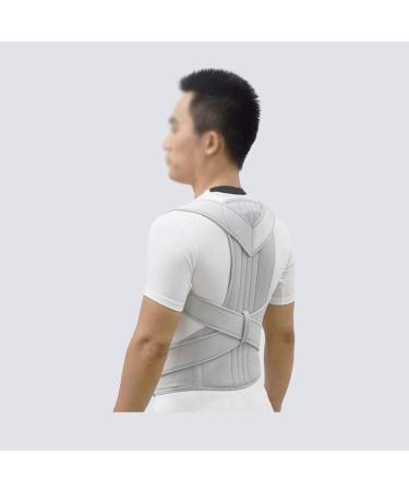 Correcteur Tissu Respirant sans Odeur sur la Peau en Forme de c blage en V Gris Unisexe (2 pi ces) (Taille: m) Gris M - Buy Online on GoSupps.com