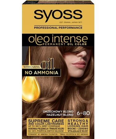 Syoss Oleo Intense Hair Dye 6.80 Walnut Blonde 115ml