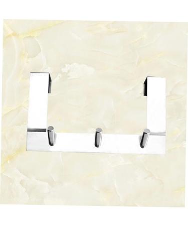 Hohopeti Over Door Towel Bar Over The Door Towel Rack Towel Hanger Over Door Metal Stainless Steel Hat Rack 21.3*12.4cm As Shown - Buy Online on GoSupps.com