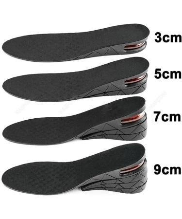 Invisible Height Increase Insoles - 5cm Adjustable Shoe Heel Cushions | Comfortable Support & Shock Absorbing Foot Pads for All Shoes - Buy Online on GoSupps.com