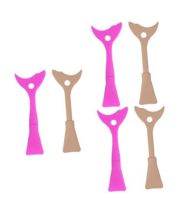 MAGICLULU 6 pcs Eye Tools Tool Guard Lash Eyeliner Shield Protection Miss Stopper Comb Multifunctional Makeup