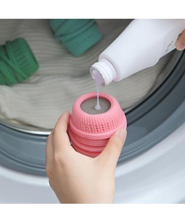 RGNHDQD Washing Machine Laundry Ball Automatic Liquid Fabric Softener Dispenser Laundry Balls For Washer Refillable Removal Washer Ball Dryer Washing Laundry Washing Sponge Household Substitute (A 9) A 9 - Buy Online on GoSupps.com