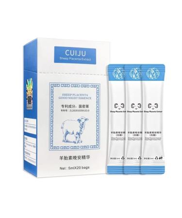 PRDECE Sheep Placenta Sleeping Mask AntiAging Moisturizing Depth Replenishment Korean Care Beauty Facial Mask Female 20 Pieces