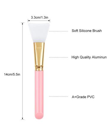 NIUTA Silicone Face Mask Brushes - Set of 2 Flexible Facial Applicators for Mud Masks, Moisturizers, and Body Butter - Buy Online on GoSupps.com