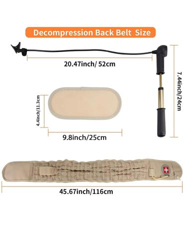 Buy Newfun Inflatable Lumbar Belt Decompression & Posture Correction Device for Muscle Pain Relief | International Shipping Available - Buy Online on GoSupps.com
