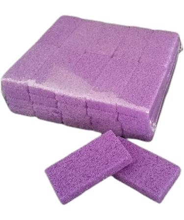70-Piece Pedicure Exfoliator Kit: Disposable Pumice Stone, Sponge Scrubber, Callus Remover, Nail Files - Purple - Buy Online on GoSupps.com