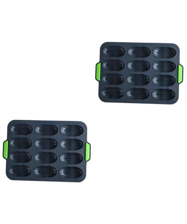 2 Pcs Silicone Cake Mold Baking Cup Silica Gel Puffs