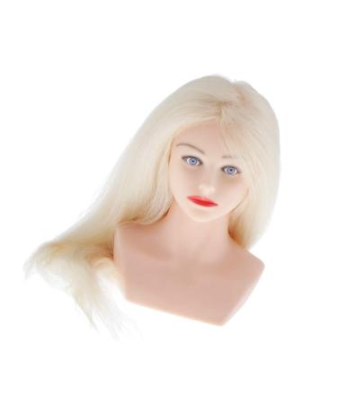 27 Female Head Model Display Stand for Curly Hair - Beige | International Shipping Available - Buy Online on GoSupps.com
