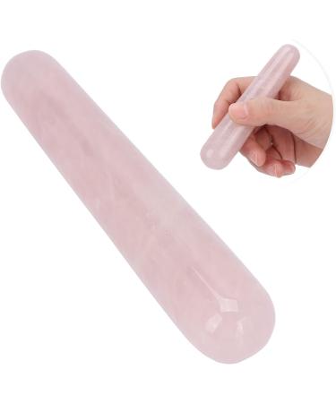 Jade Stone Massage Stick & Rose Quartz Gua Sha Tool | Natural Facial & Body Massage for Pain Relief - Buy Online on GoSupps.com