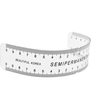 Ipetboom 2 Pcs Professional Eyebrow Ruler Eyebrow Guide Portable Eyebrow Ruler Template Standard Size Make up mediumx2pcs Blackx2pcs - Buy Online on GoSupps.com