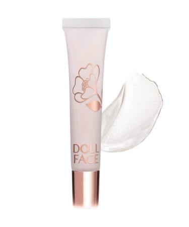 DOLL FACE Lip Plumper , Poutrageous Plumping Lip Gloss Balm with MaxiLIP Tri-action Complex - Plumps, Moisturizers & Smooths Lips , Enhancer , 0.33oz (Clear)