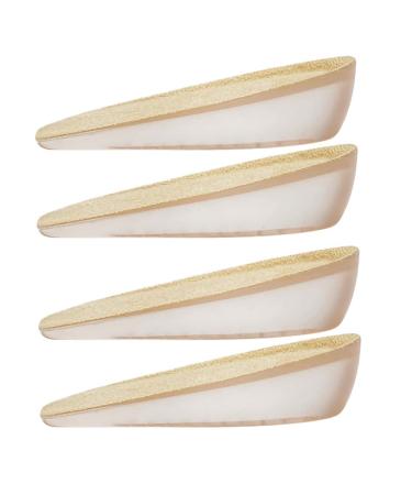 FOMIYES 4 Pairs Booster Pad Heel Lifts for Shoes Women Mens Platform Shoes Shoe Lifts Height Insole Shoe Inserts for Women High Increase Insole Womens Insoles Heighten Gel Heel Pad Women's