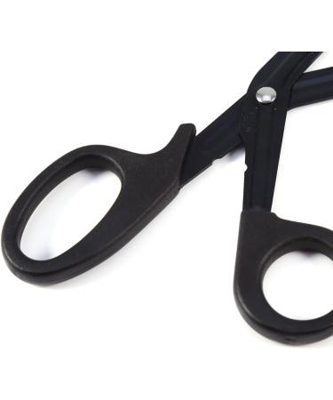 Medical Bandage Scissors 7 Emergency EMT Trauma Shears - Combat Tactical Tourniquet Kit for Paramedic First Aid - Home Nurse Bleeding Control (Black) - Buy Online on GoSupps.com