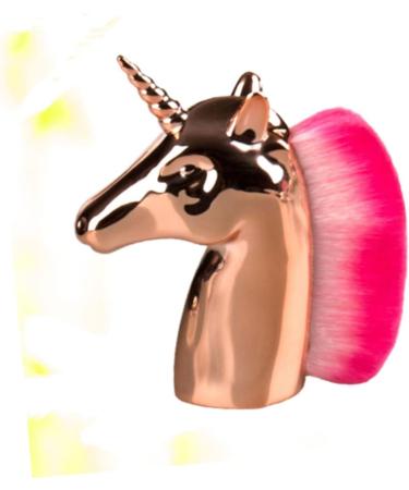 POPETPOP 1pc Tuck in Foundation Makeup Unicorn Makeup Make up Liquid Foundation Brush Foundation Brush for Liquid Makeup Major Horse Head 9x8cm Pink - Buy Online on GoSupps.com