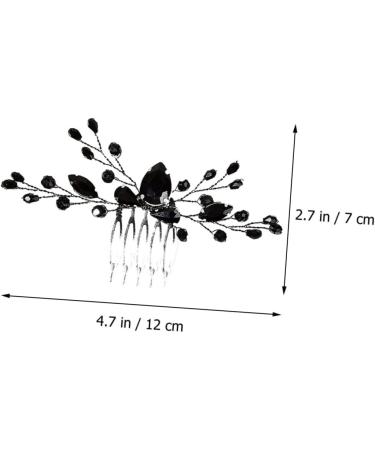 PLAFOPE hair clip for wedding alloy bridal wedding headwear rhinestone hair comb - Buy Online on GoSupps.com