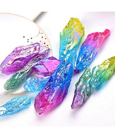 Natural Crystal Rough Natural Crystal Raw Stone Electroplate Quartz Specimens Rough Collectibles Raw Gemstone Fish Tank Aquarium Home Decor (Color : Style5 Size : 2pcs) 2pcs Style5 - Buy Online on GoSupps.com